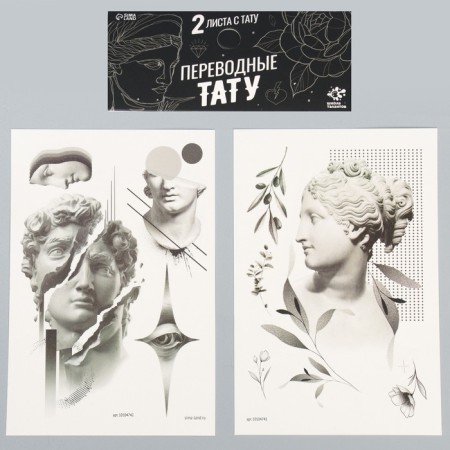 Set for creativity "Sculpture", translated tattoos, 2 sheets-3