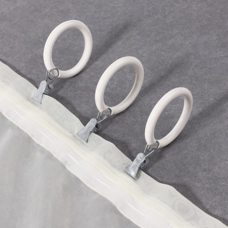 A ring for a cornice, with a clamp, d = 38/53 mm, white color-1