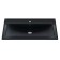Sink uperwood Foster Quartz 80 cm, quartz, black matte, space