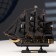 Ship "Merry Roger", black sails, 24 × 6 × 22 cm