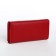 Women's wallet on magnet, red color