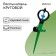 Circular spray, 29 cm, under connector, peak, plastic, Greengo