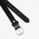 Children's belt, width 2.3 cm, screw, buckle metal, black color