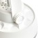Snow -phase track lamp for Feron AL165, IP20, GX53, 15 W, 92x92x125 mm, white color