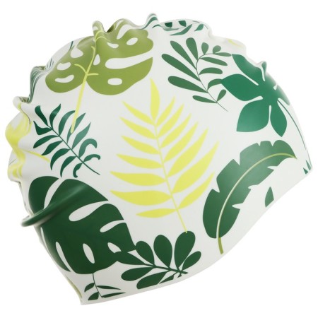 Swims hat for nursery onlytop "Greens", silicone, girth 46-52 cm-2