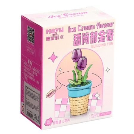 Designer flowers "tulip in a pot", 55 parts-1