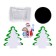 Set for experiments "New Year's Crystals", Santa Claus and Snow Maiden