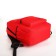 School backpack on a zipper, 4 pockets, red color
