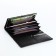 Women's wallet on magnets, black color