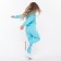 Costume (jumper, trousers), children are launched, turquoise color, height 98 cm