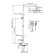 The shower system Wasserkraft A113.116.155.ch Thermo, tropical shower, thermostat, chrome/white 1011511