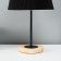 Lamp table "severity" 1x40W E27 Black 22.5x22.5x41.5cm