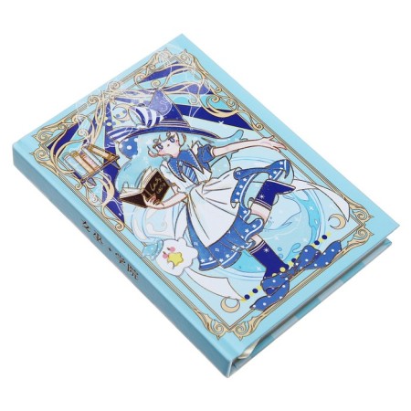 Notebook in a gift box A6, 96 sheets, a color block, on an anime castle, mix-8