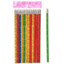 Chernographic pencil with the eraser 