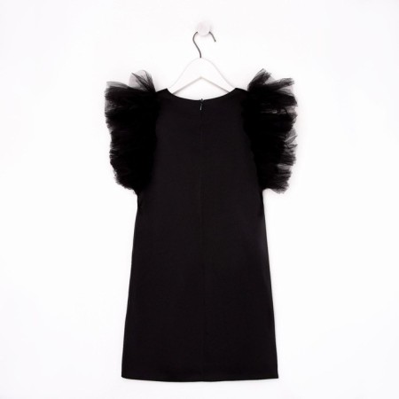New Year. Dress Children's Minaku: Partydress color black, height 152-15