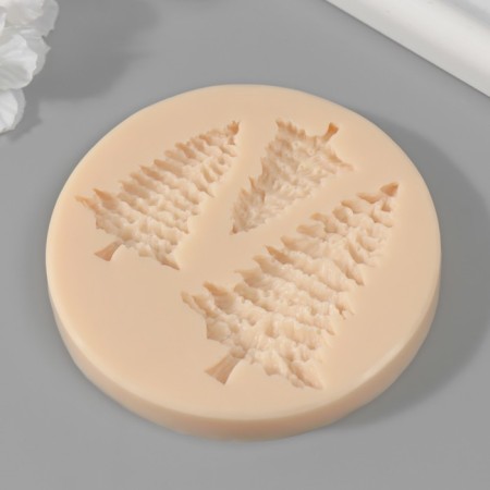 Silicone Mold "Christmas trees" (prayer 7x4 cm; 5x3 cm; 4x2.3 cm)-2