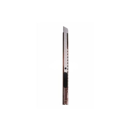 Rexant 12-4906 knife, metal case, with a clip, segmented blade, 9 mm