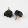 Heels for heels, 16 × 16 × 6 mm, 2 pcs, black color