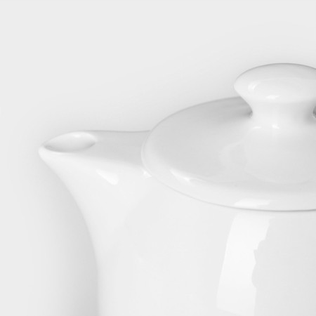 Porcelain "Practitioner" tea set, 2 items: a 400 ml kettle with heating-4