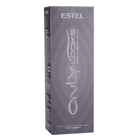 Paint for eyebrows and eyelashes Estel Only Looks graphite, 80 g