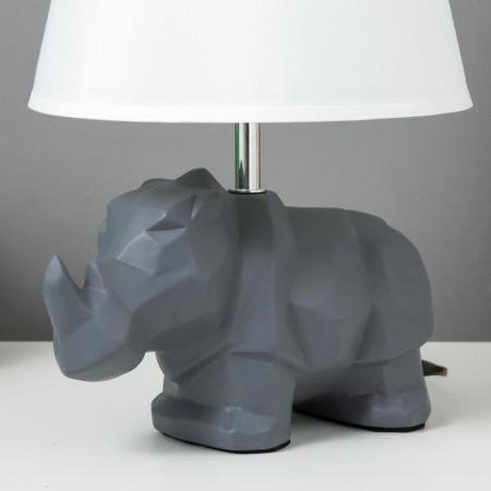 Table lamp 16544/1 E14 40W gray 22.5x22.5x35 cm Risalux-4
