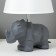 Table lamp 16544/1 E14 40W gray 22.5x22.5x35 cm Risalux