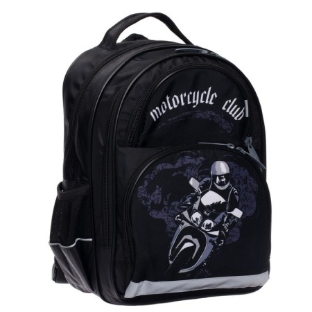 School backpack, 36 x 23 x 13 cm, ergonomic back, calligrata p "Moto"-6