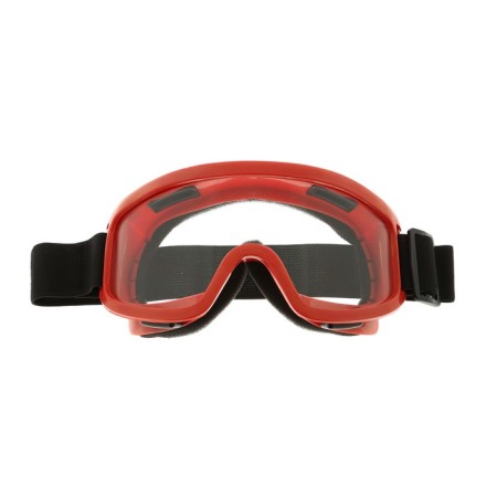 Glass-mask for motorcycle driving, transparent glass, yellow color