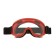 Glass-mask for motorcycle driving, transparent glass, yellow color