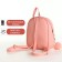 Baby backpack on lightning, pink color