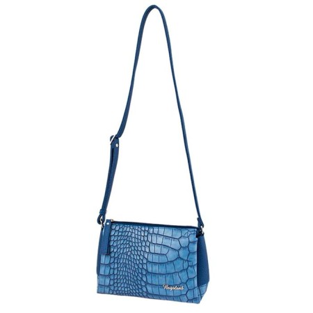 Cross-Bodi bag, lightning department, blue color 24x9x18cm