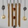 Wind Music Metal, tree "Yin-Yang" 8 tubes 5 bells 56x19.5x5 cm