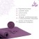 Sangh yoga rug, 183 × 61 × 0.8 cm, purple color