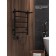 Electric towel Indigo Line, 600x400 mm, hidden installation, black