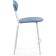 Metal Coom Coum Coum Metal/Velur, White/Blue 47x54x95 cm