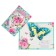 Postcard "Happy Birthday" Volony, glitter, flamingos