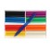 Soft plasticine (wax), 8 colors, 140 g, "fantasy", with a glass, mix