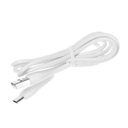 Network charger Hoco C81a, USB, 2.1 A, Type-C 1 m cable, white-3