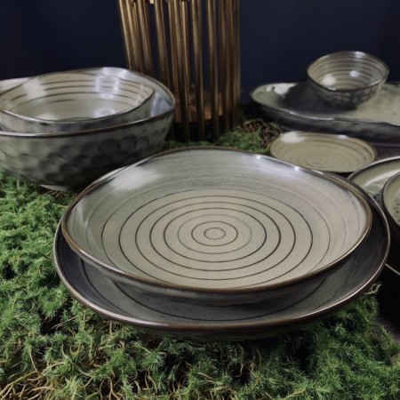 Set of plates Lenardi "Mistral", D = 21 cm, 6 pcs