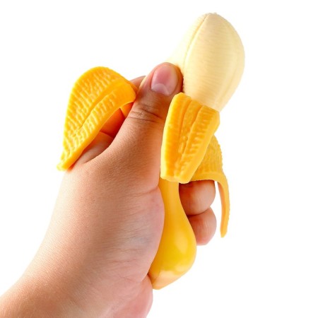 Antistress toy "Banana", with paste, in showbox-3