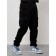 Cargo jeans male, size 44, black color