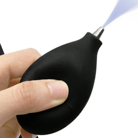Air vent for car repair, manual, metal nose, black