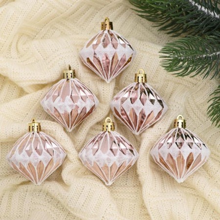 Christmas tree decoration "Sharon" (set 6 pcs) 6x5 cm