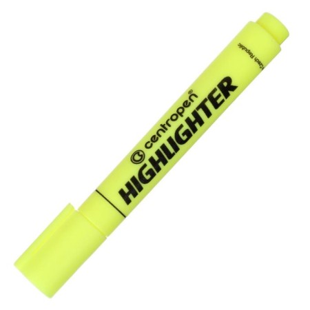 MARKER PRISTOR 4.6 Centropen 8852, fluorescent, yellow color-2