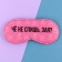 Sleep Mask "Zay", 19.3 x 9.5 cm, pink color