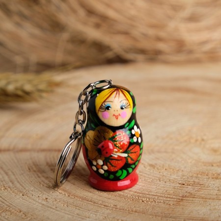Trick "Matryoshka", 4.5x2.5 cm, manual painting, mix-7