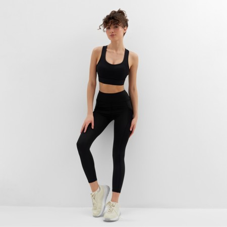Leggings Sports Minaku: Sportly; Black color, rr 42-4