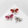 Brooch "Dragonfly" sparkling, color mix (indivisible packing 12 pcs., Price per pcs.)