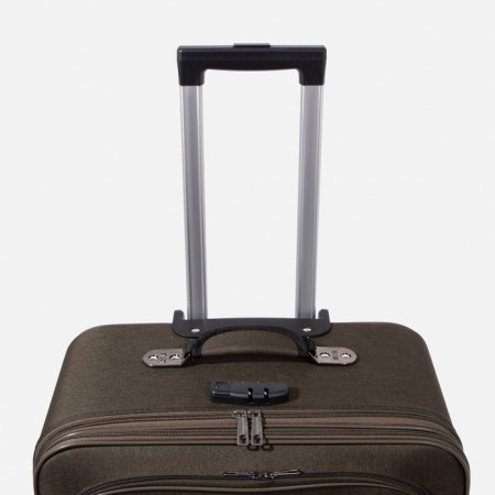 Big suitcase 28 ", a lightning department, 2 outer pockets, code castle, khaki color-4