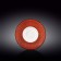 Deep plate Wilmax England Splach, D = 20 cm, 800 ml, red color